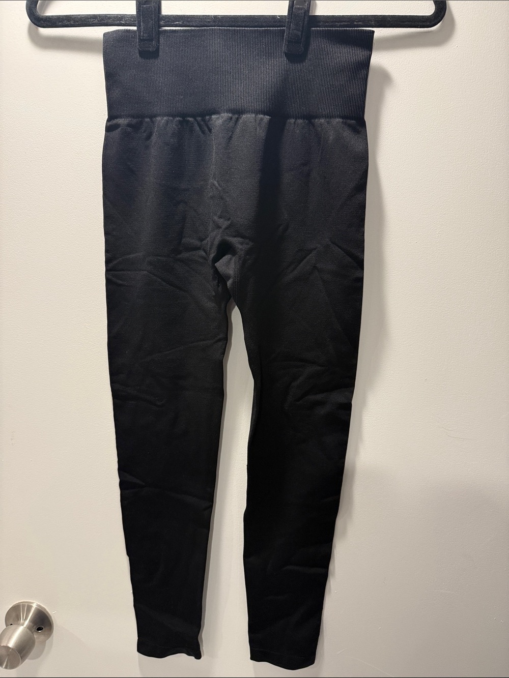 HALARA Black High-Rise Performance Leggings for Women 7/8 Length